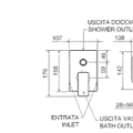 MONOCOMANDO INCASSO DOCCIA PROFILI LA TORRE