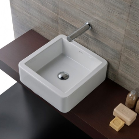 LAVABO NOTE DA APPOGGIO 40X40 CM SANINDUSA