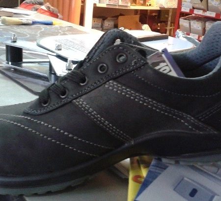 SCARPA ANTINFORTUNISTICA GRIGIO BLU SECUR PROTECT